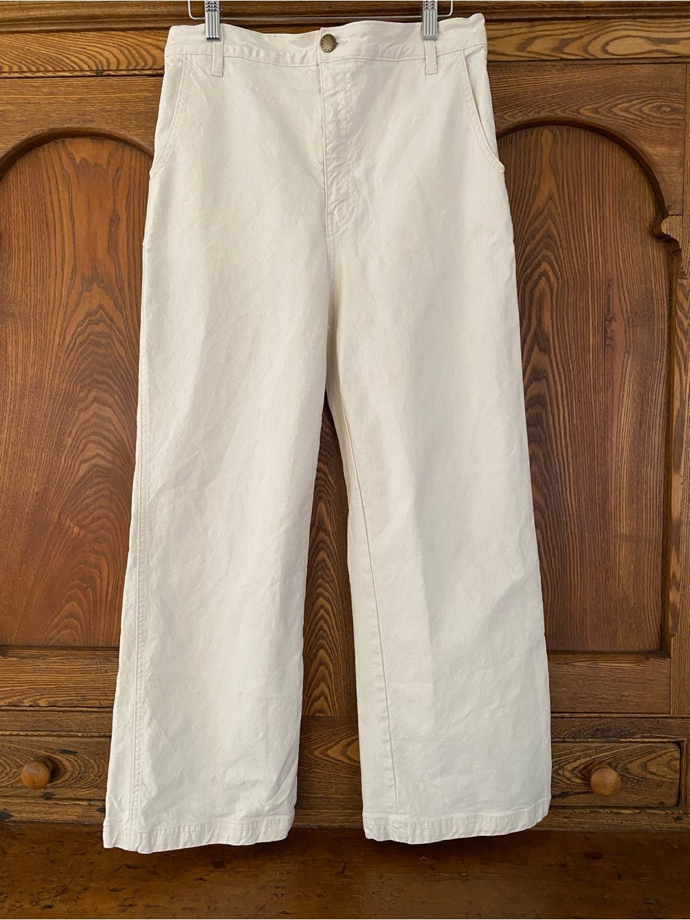 The Great Painter Pant cream off white high waist wide leg